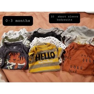 Baby boy's newborn & 0-3 months clothing LOT